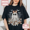 Women’s Halloween Lace Ghost T-Shirt – Unisex Menswear, Loose Baggy Oversize Relaxed Fit, Stylish Comfort Cotton, USA-Printed Casual Athletic Boho Chic Everyday Streetwear Top Women’s Halloween Lace Ghost T-Shirt – Unisex Menswear, Loose Baggy Oversize Relaxed Fit, Stylish Comfort Cotton, USA-Printed Casual Athletic Boho Chic Everyday Streetwear Top