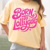 Born to Lollygag Comfort Colors Shirt, Y2K Graphic Tee