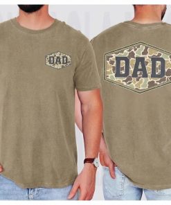 Camouflage Dad Shirt, Retro Varsity Dad Tee, Duck Camo Father’s Day Gift, Classic Dad Shirt, Retro Dad Shirt, Gift For Dad
