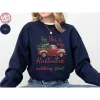 Christmas Movie Watching Sweatshirt, Holiday Crewneck,Family Matching Shirt