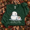 Funny Christmas Sweatshirt, Women Meltdown Snowman Graphic Pullover Trendy Sublimation Print Winter Holiday, Crewneck Casual Long Sleeve Top Funny Christmas Sweatshirt, Women Meltdown Snowman Graphic Pullover Trendy Sublimation Print Winter Holiday, Crewneck Casual Long Sleeve Top