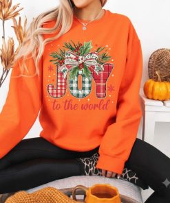 Joy To The World Sweatshirt , Coquette Jesus Christmas Shirt, Baby Jesus Shirt, Christian Christmas Gifts, Bible Verse Hoodie, Nativity Scene Crewneck, Oh Holy Night Sweater For Her For Him